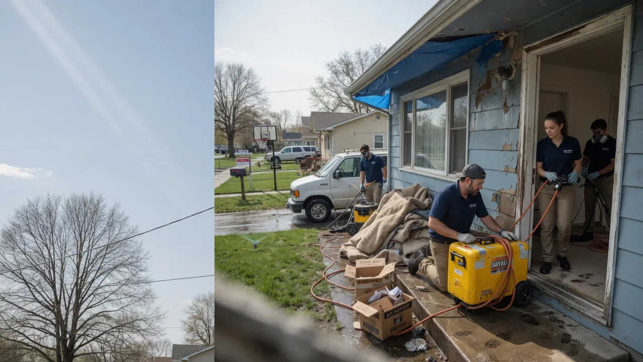 Basement Flood Cleanup in North Kingsville, OH near me